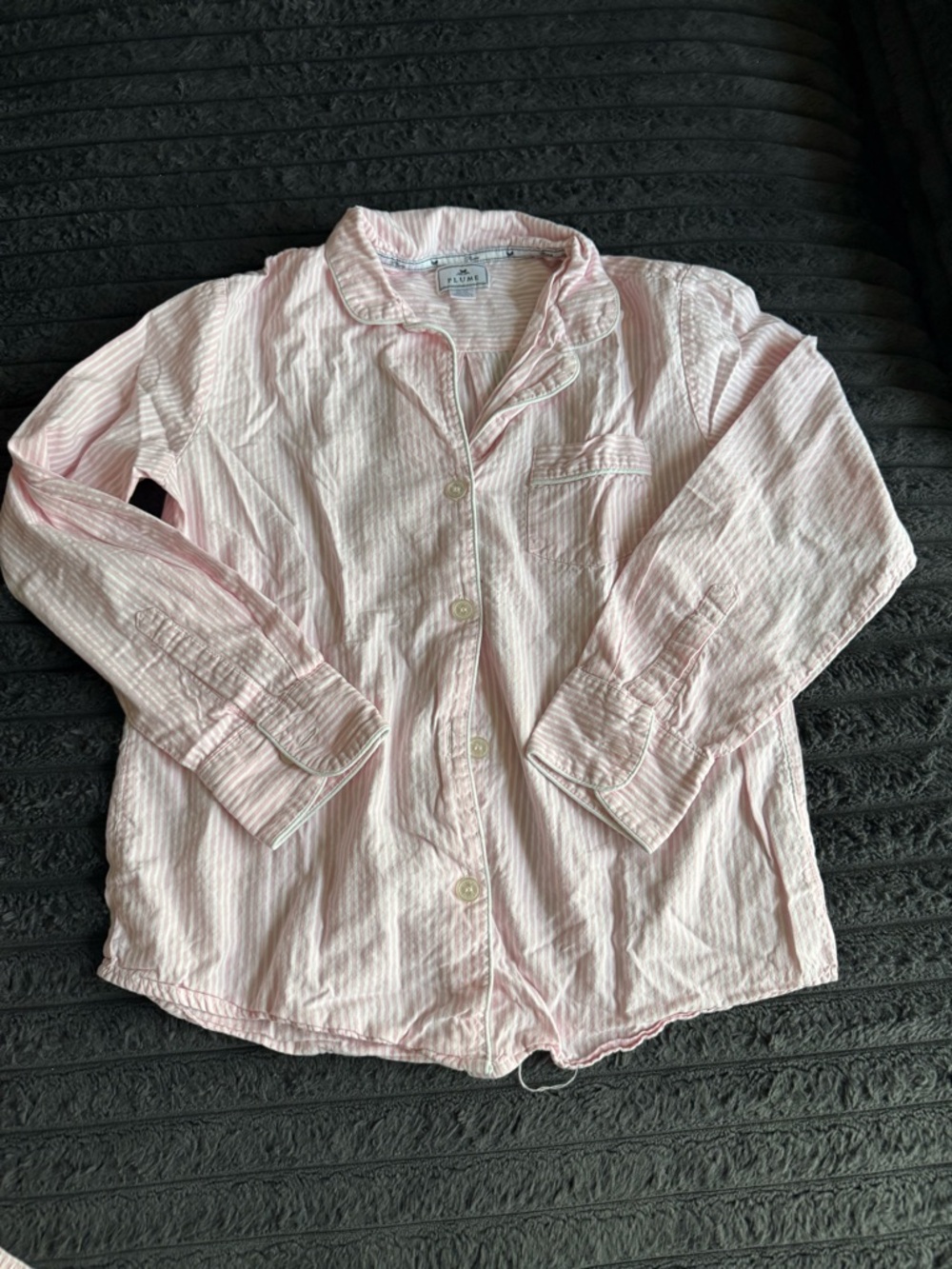 Classic Pink Stripe Pajama Set - Women - Picture 3 of 12